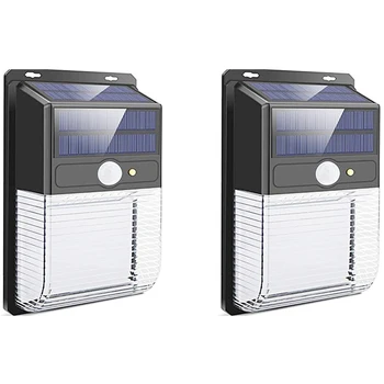 

2 Pcs 36 LED Dual Energy Board Solar Sensor Light Solar Garden Light Wall Light Security Light