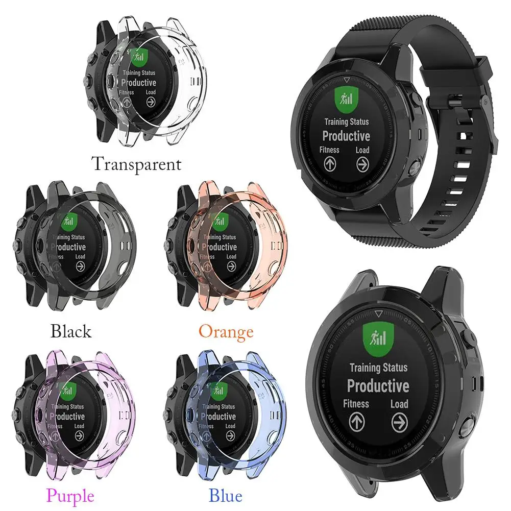 Ультратонкий Мягкий защитный чехол из ТПУ для Garmin Fenix 5 Fenix5 умных часов