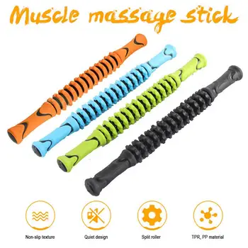 

Fascia Stick Massage Stick Roller Gear Trigger Point TPR Yoga Leg Practical Allaying Tiredness Durable