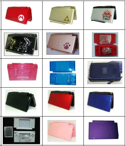 

For NDSL Limited Edition Replacement Shell Case Cover for Nintend DS Lite Shell Housing with Button Kit Full Set