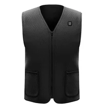 Умный USB Электрический нагревательный жилет Зимний постоянный нагрев температуры здоровый жилет плюс бархатная одежда Мобильная мощность fa re yi