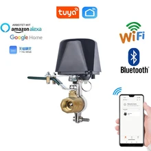 Valve d'eau intelligente Tuya WiFi, Valve de gaz, Bluetooth, Compatible avec Alexa Google Home, contrôleur d'arrêt