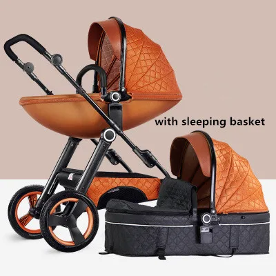 Multi-functional 2 in 1 Baby Stroller High landscape Can Sit Reclining Light Folding Two-way Eggshell design Baby Stroller