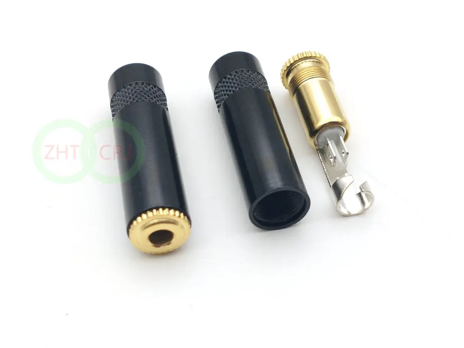 500PC 5 Pin 2 5mm Mono Jack Socket Panel Mount Soldering For 2 5mm Headphones