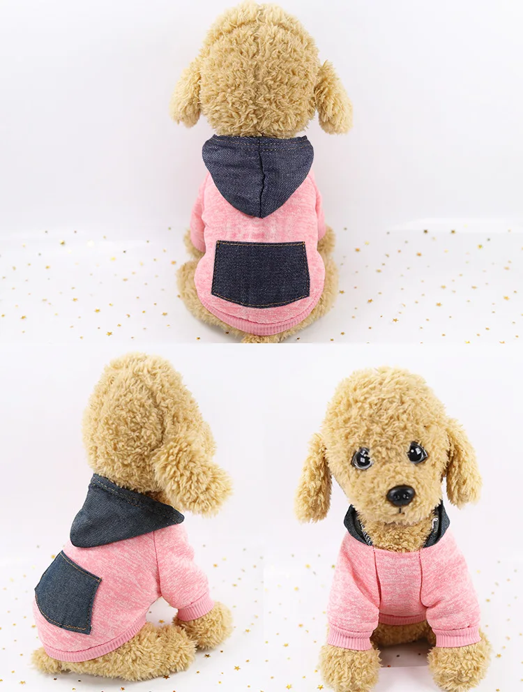 CAIIWE Одежда для собак зимние теплые куртки для собак щенка чихуахуа одежда толстовки для собак Щенок йоркширского терьера наряд XS-XXL