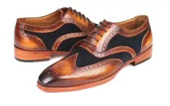 

Men Leather Shoes Lace Up Casual Shoes Dress Shoes Brogue Shoes Spring Ankle Boots Vintage Classic Male Casual F41