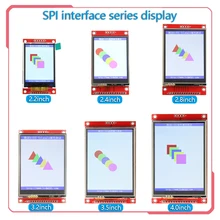 Spi seriesctouch porta serial 2.2/2.4/2.8/3.2/3.5/4.0/polegada tft lcd módulo de tela para placa de desenvolvimento stm32