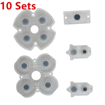 

10 Sets Conductive Silicone Rubber Pads for Dualshock 4 JDS 030 D Pad Buttons For Sony Playstation 4 PS4 JDM 030 Controller