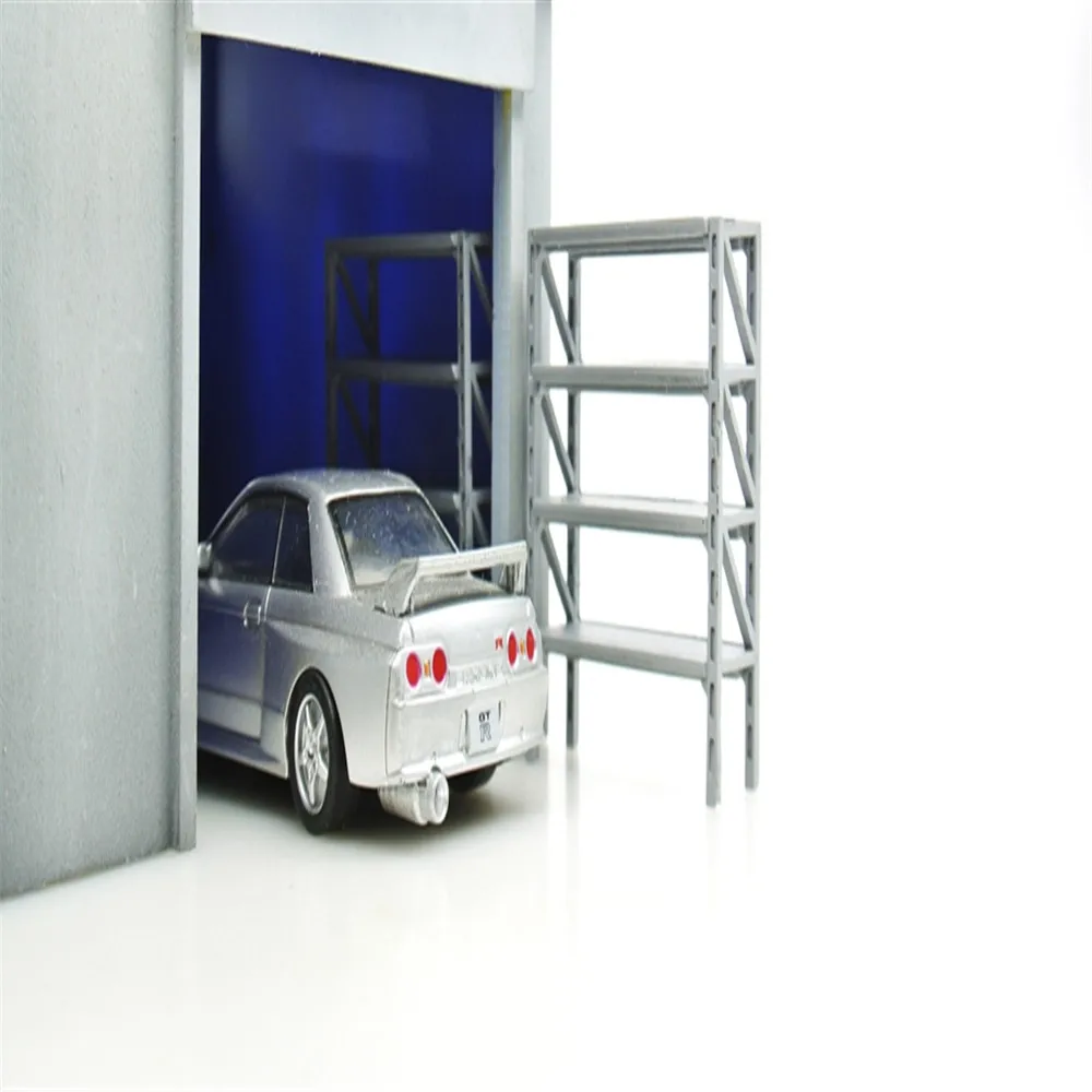 

2pcs/lot 1/64 Shelves Shelves Tools Vehicle Equipment Garage Scene Display
