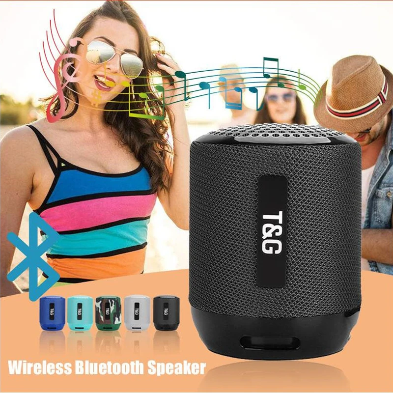 Маленькая Колонка tg129 сабвуфер звуковая панель портативный bluetooth мини динамик