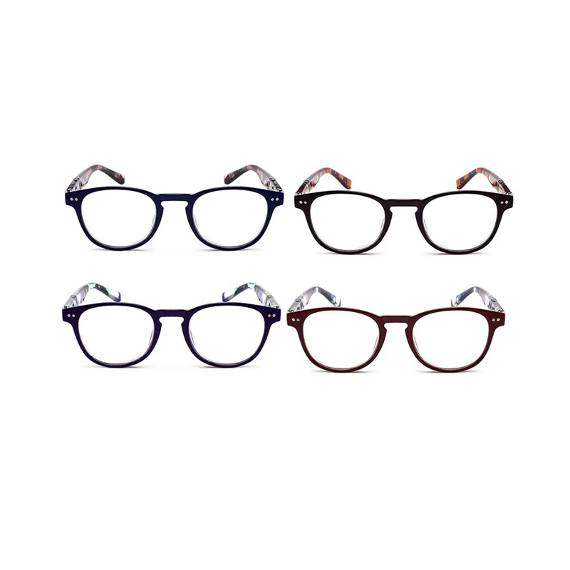 Модные очки для чтения в стиле ретро круглые мужские и женские ПК Lunettes De lection Pour Homme 1,0 1,5 2,0 2,5 3,0 3,5