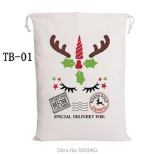 1 шт. Санта-мешки новое поступление Рождественский мешок шнурок вечерние холщовые сумки Лидер продаж Санта-Клаус Детская сумка Рождественский подарок