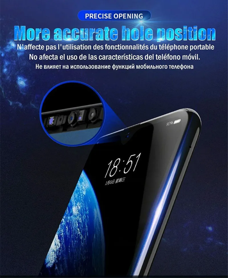 Экран протектор для samsung Galaxy A50 A60 A70 гидрогель пленка для samsung A40 A30 A20 A80 A90 A10 M10 M20 M30 защитная пленка