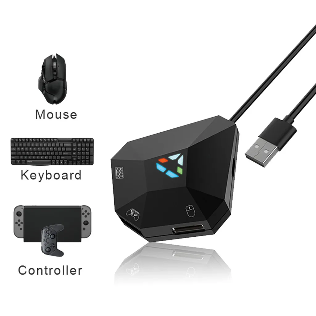  PUBG Mobile Gamepad Controller Gaming Keyboard Mouse Converter For Android IOS Phone to PC Bluetoot