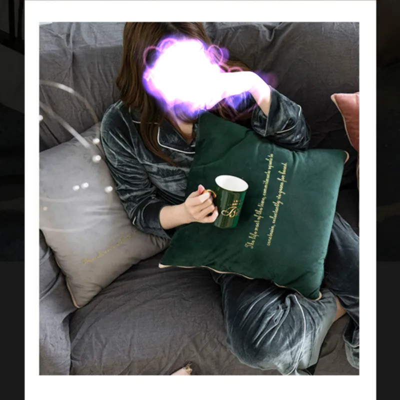 Мягкая фланелевая подушка для дивана, одеяло, автомобильное сиденье, Lumar Protecter, офисное, для обеда, тонкое одеяло, изящное, покрывало, в комнату переменного тока