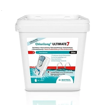 

Bayrol Chlorilong Ultimate 7 Bloc – 3,8 kg combinado cloro Tablette con 7 funciones