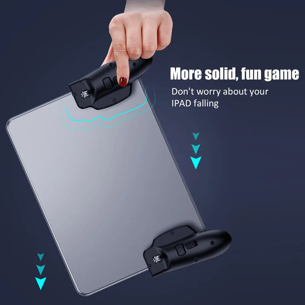  Mobile Gaming Gamepad Trigger Shooter Controller for PUBG for ipad for Android for IOS Phone Game H