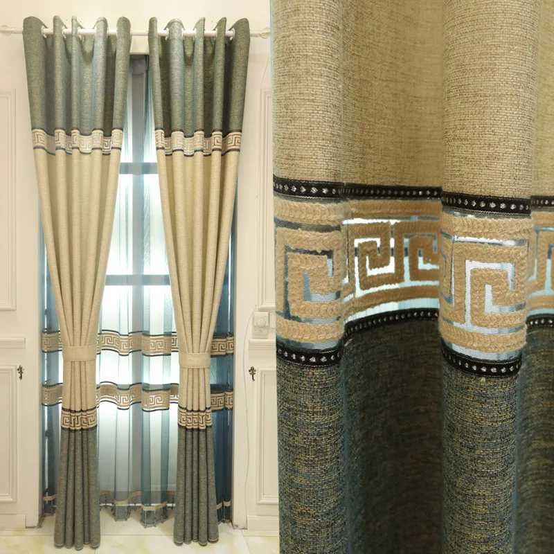 

Modern Window Curtain For Living Room Blue Window Drapes Customize Product Window Curtains Blackout Curtain Pattern