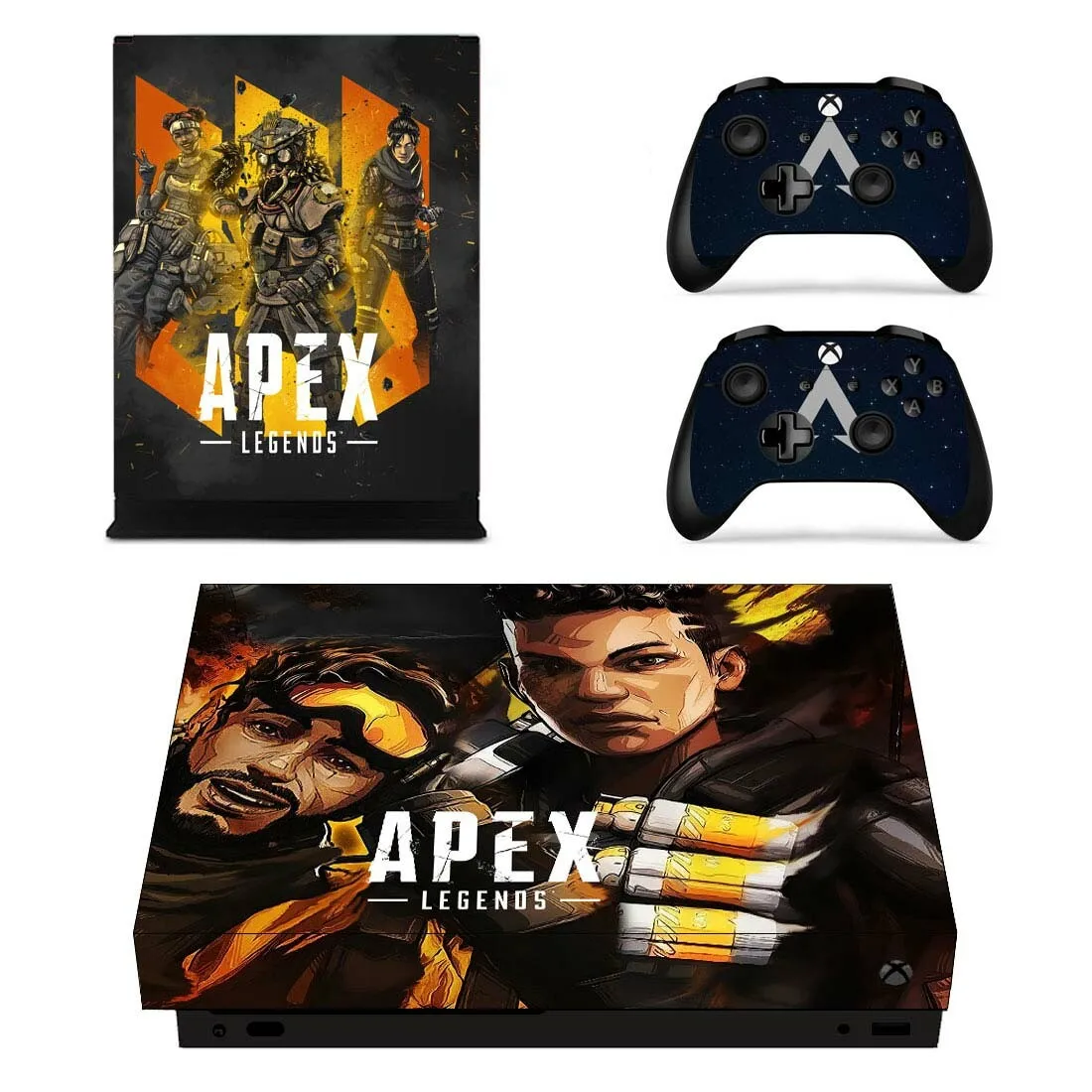 APEX Legends полное покрытие кожи консоли и наклейка на контроллер для Xbox One X кожи наклейки Винил