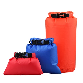 

3pcs Waterproof Dry Bag Outdoor Beach Buckle Storage Sack Travel Drifting Bag
