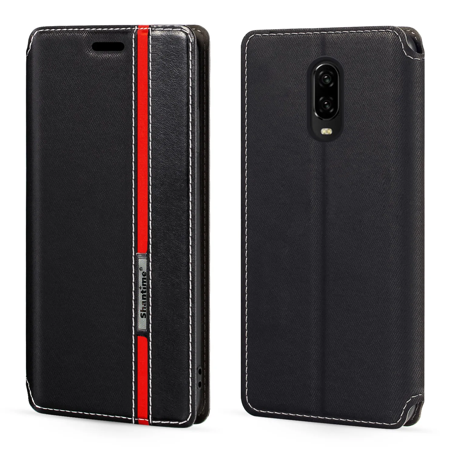 

For Oneplus 6T Case Fashion Multicolor Magnetic Closure Leather Flip Case Cover with Card Holder For Oneplus 6T McLaren