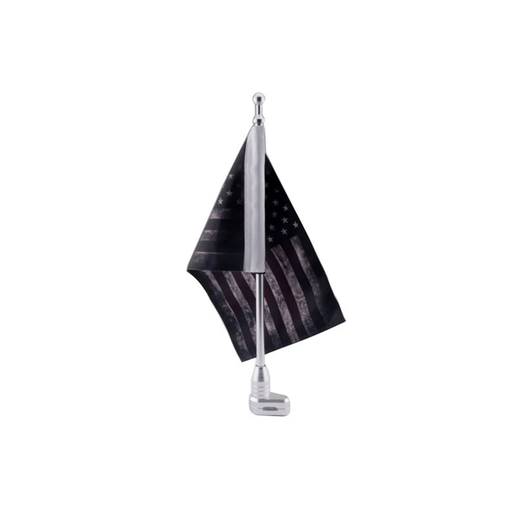 Motorcycle US Flag, Retro Style America Motorcycle Flag 10 x 7 Inch Replacement Flags for Pole , Pack of 1
