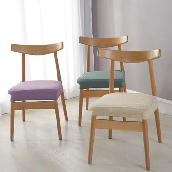 

Solid Color Elastic Chair Cover 2/4/6pcs Home Decor Dining Chair Covers Spandex Decoration Office Banquet Housse De Chaise