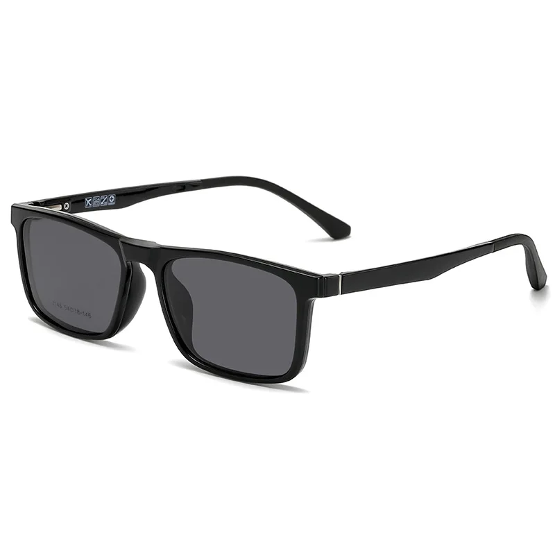 YIMARUILI Ultra Light Magnetic Square Retro Glasses Frame