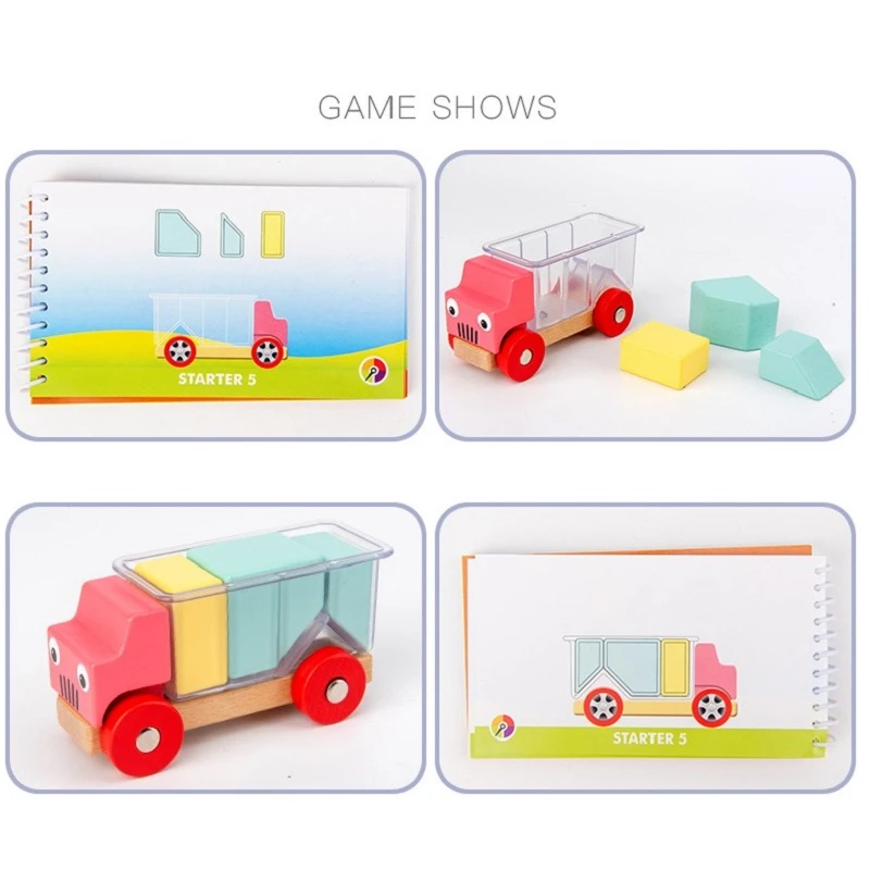 Trucky 3 Deluxe Деревянная настольная игра для строительства навыков строительные