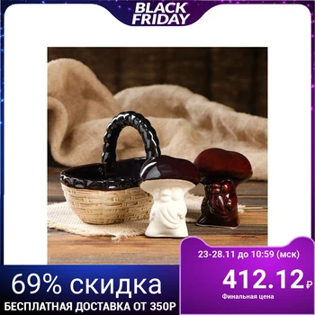 

Set for spices "Basket with mushrooms" 3 items, 0.4 / 0.1 l