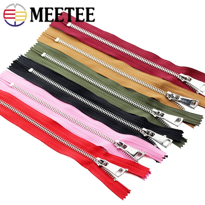 2/5 шт Meetee 5 # металлическая молния закрытые 20 см застежки-молнии для шитья одежды DIY