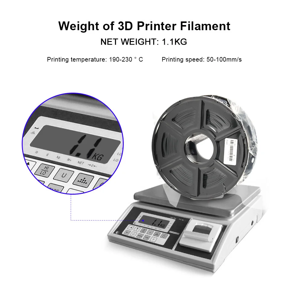 SUNLU PLA PLUS Filament 5KG 3D Printer Filamen PLA + 1KG A Roll 1.75MM Filament 3D Printing Material 5 Rolls/set With Spool