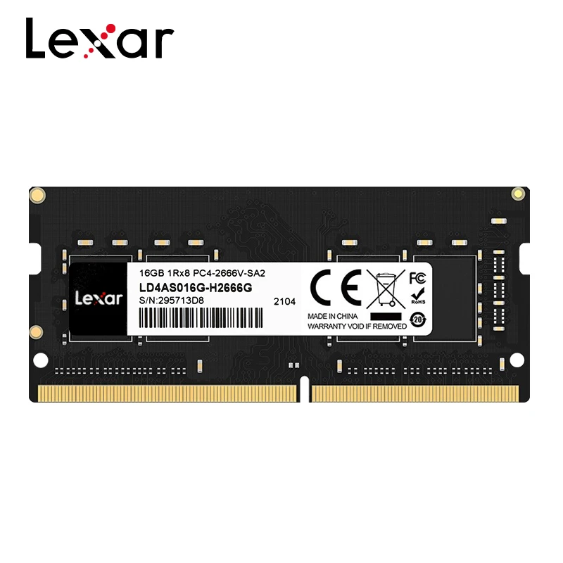 Lexar notebook original ddr4, 16gb, 8gb, 4gb, 2666mhz, 260pin de memória  ram, ddr4, 8gb, 16gb, sodimm|RAM| - AliExpress