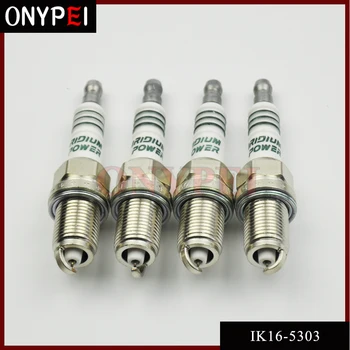

4 PCS IK16 5303 Car Candle IRIDIUM POWER Spark Plug Glow Plug for Toyota Nissan Honda Hyundai Kia Mercedes-Benz IK16-5303