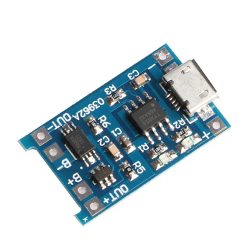 

Micro 5V 1A USB 18650 Lithium Battery Charging Board Module+Protection