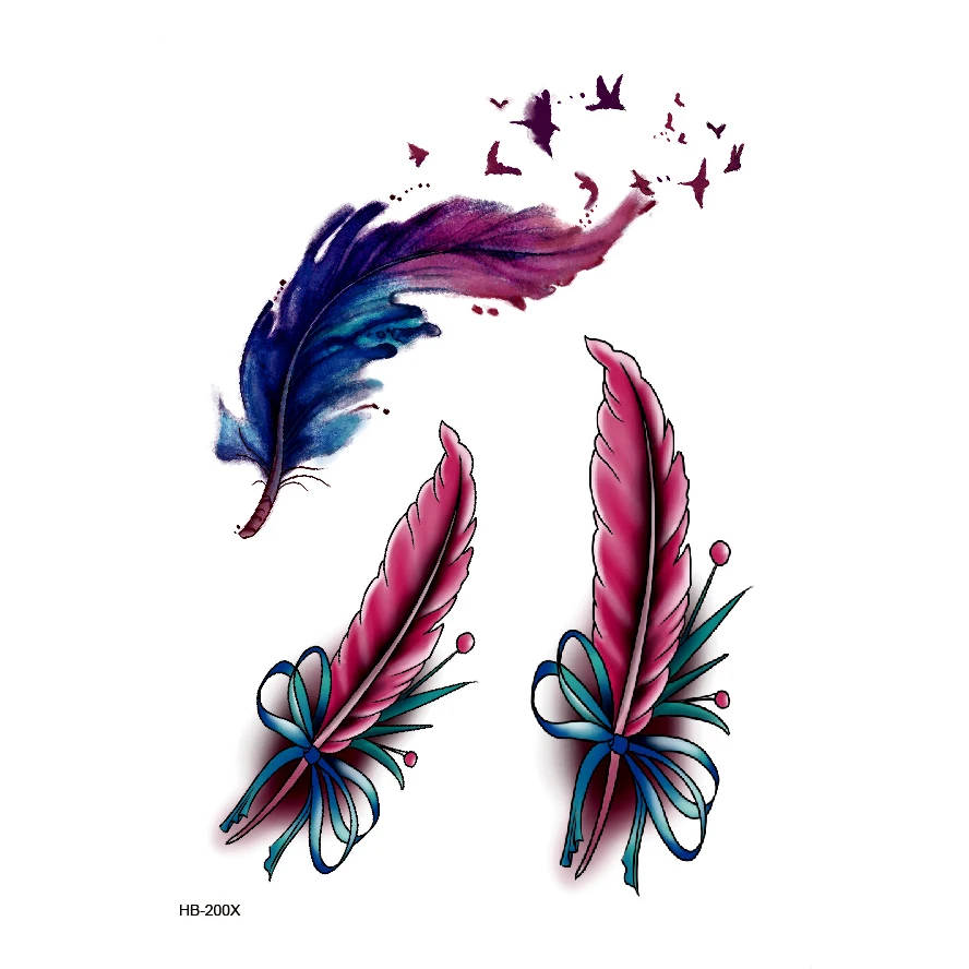 Tatuagem de Pena no Braço Feminina: A Escolha Perfeita para Quem Busca  Estilo Temporário e Elegante, image size:888x888