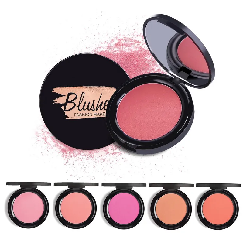 

Blush Baked Cheek Face Blusher Waterproof Baked Blush Face Base Mineral Shimmer Shine Blush Palette Makeup Cosmetic Blush Powder