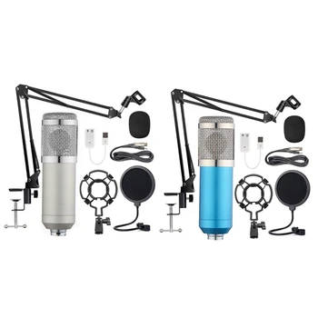 

A+BM-800 Hanging Microphone Kit, Live Broadcast Recording Large Diaphragm Condenser Microphone Set
