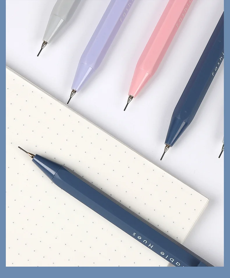 JIANWU 6pcs/set Creative cute morandi Simple small fresh gel pen kawaii Quick drying Cap neutral pen journal supplies Stationery