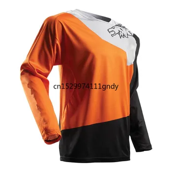 

2020 Jersey DH Mx Downhill Cross Country Mountain Bike Racing Bike Motorcycle Long Sleeve T-Shirt Off-Road Polyester