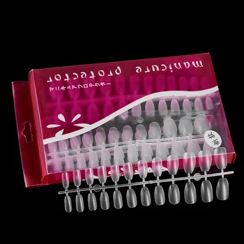 

288pcs False Nail White Transparent Full Nail Tips Fake Nails UV Gel Manicure Fake Nail Tips