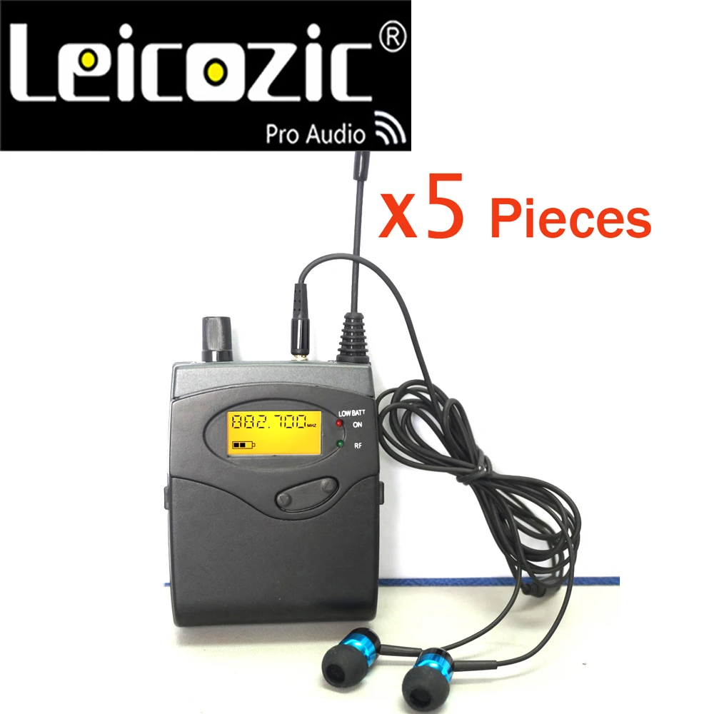 Leicozic 5pcs receivers bk2050 in ear monitor