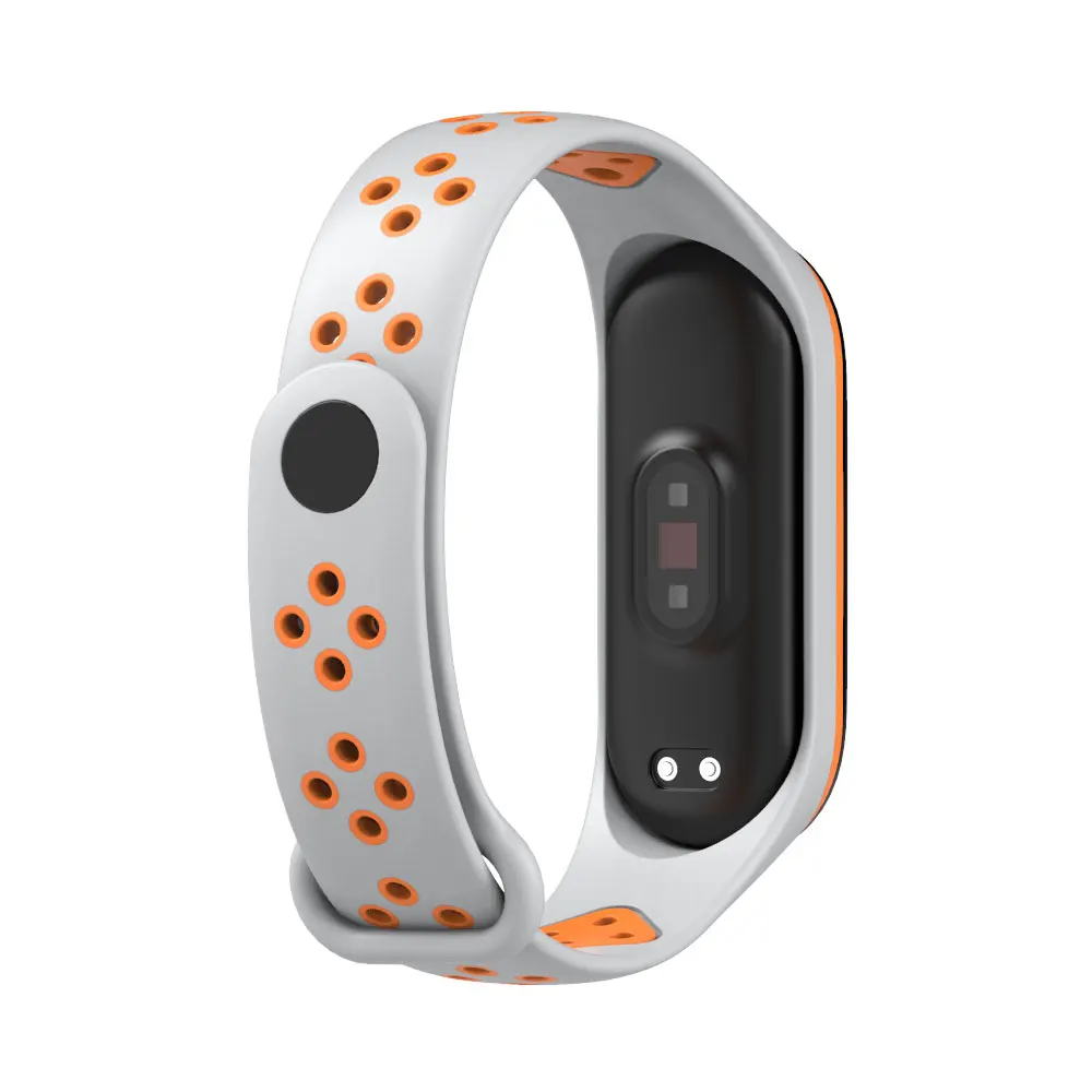 Mi Band 4 ремешок глобальная версия для Xiaomi Оригинальные спортивные силиконовые