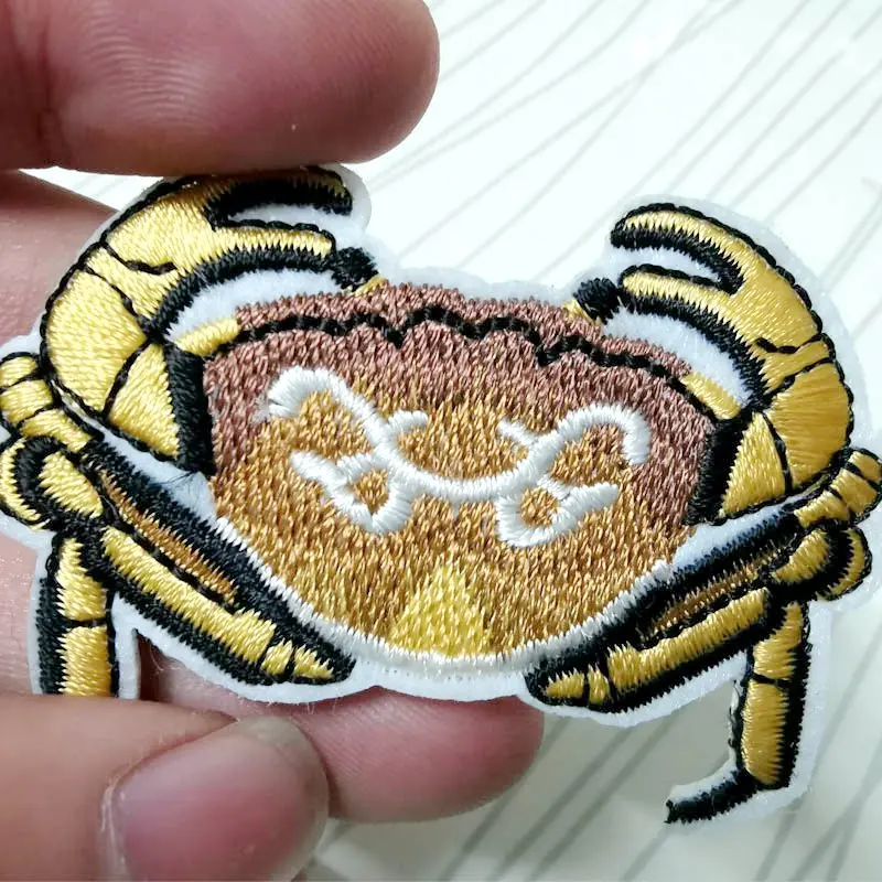 Нашивка с вышивкой в полоску сделай сам патчи утюгом для одежды пришивка на спине