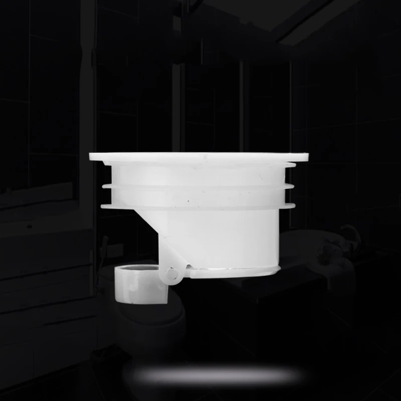 Drain Stopper White Bathtub Plug for Bath Shower Floor Drain for Sink Strainer Bathroom Trap Siphon Plug Anti Odor Kitchen Sink Deodorant Cork