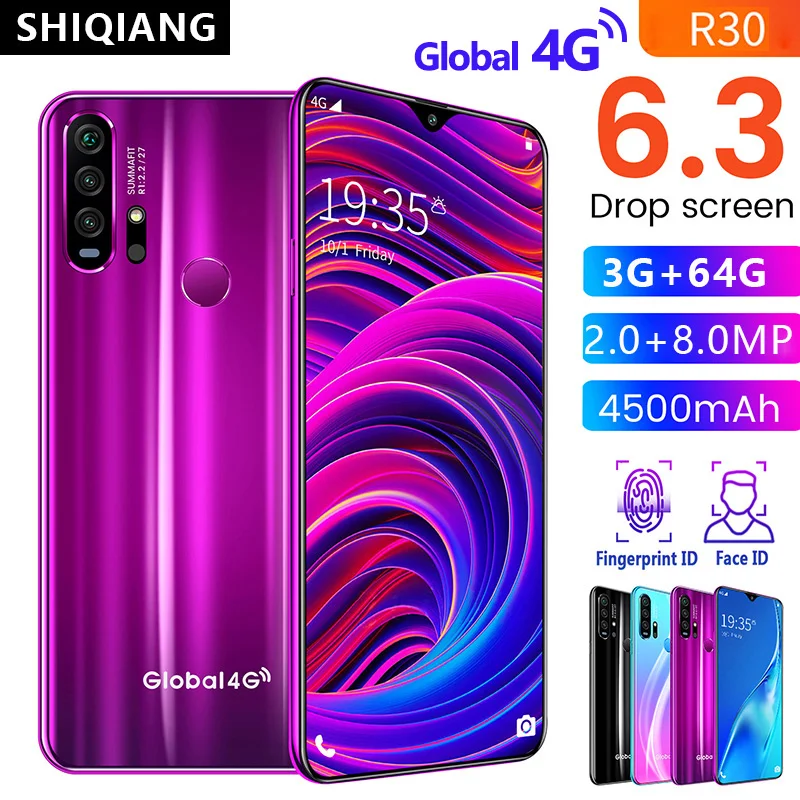 SOYES R30 6 3 дюймов мобильные телефоны 64G смартфонов 4500 мАч мобильный телефон 4