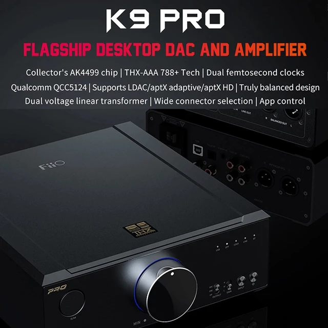Fiio K9 Pro Headphone Amplifier Desktop Usb Dac Dsd Thx Aaa 788