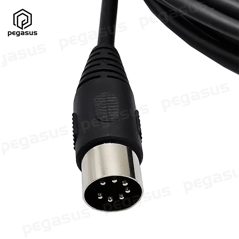 1.5 Meters 7 Pin Din Midi Male Cable For Foot Switch to Amp / Synth /  Rocktron / Fender / Fractal