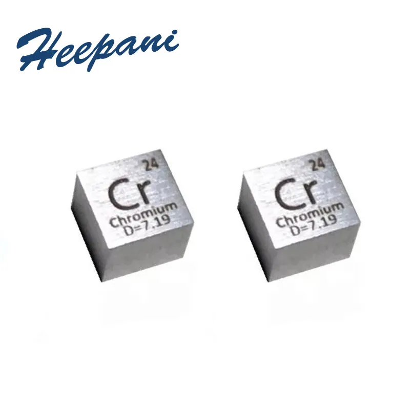 Free shipping Cr metal density cube with 99.7% purity chromium element periodic table ingot  pellet (2)