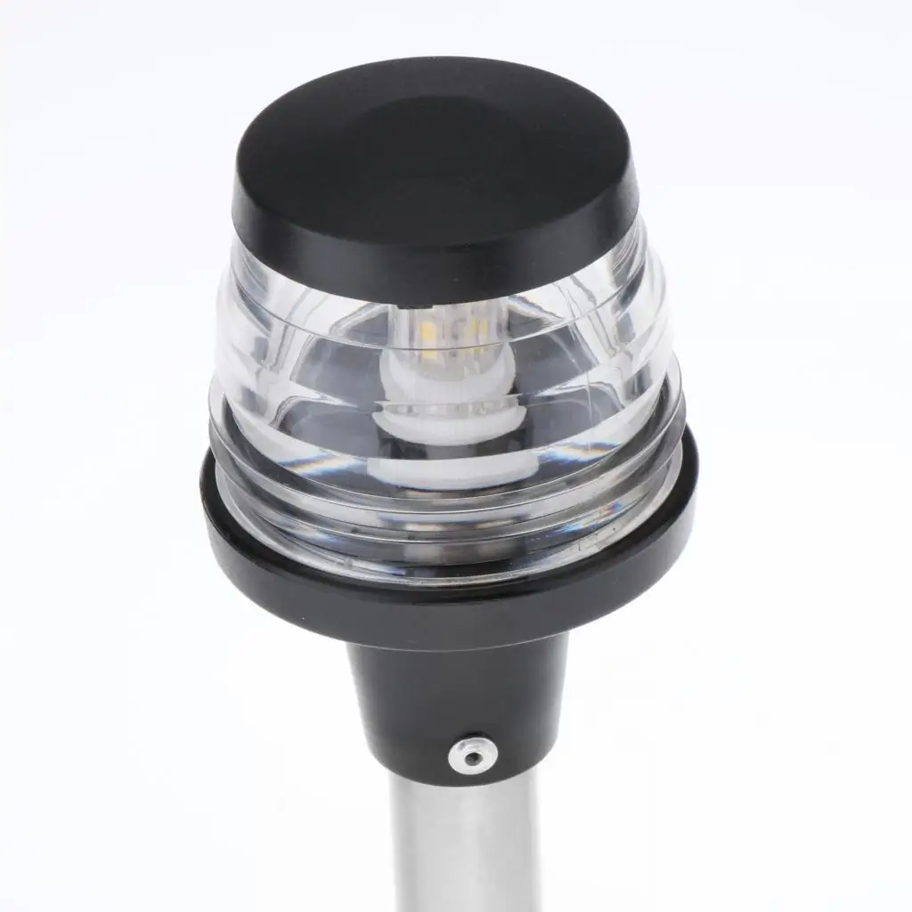 All-Round LED Plug-in Mount Navigation Light Black Base Boat LED Stern Light2.5W